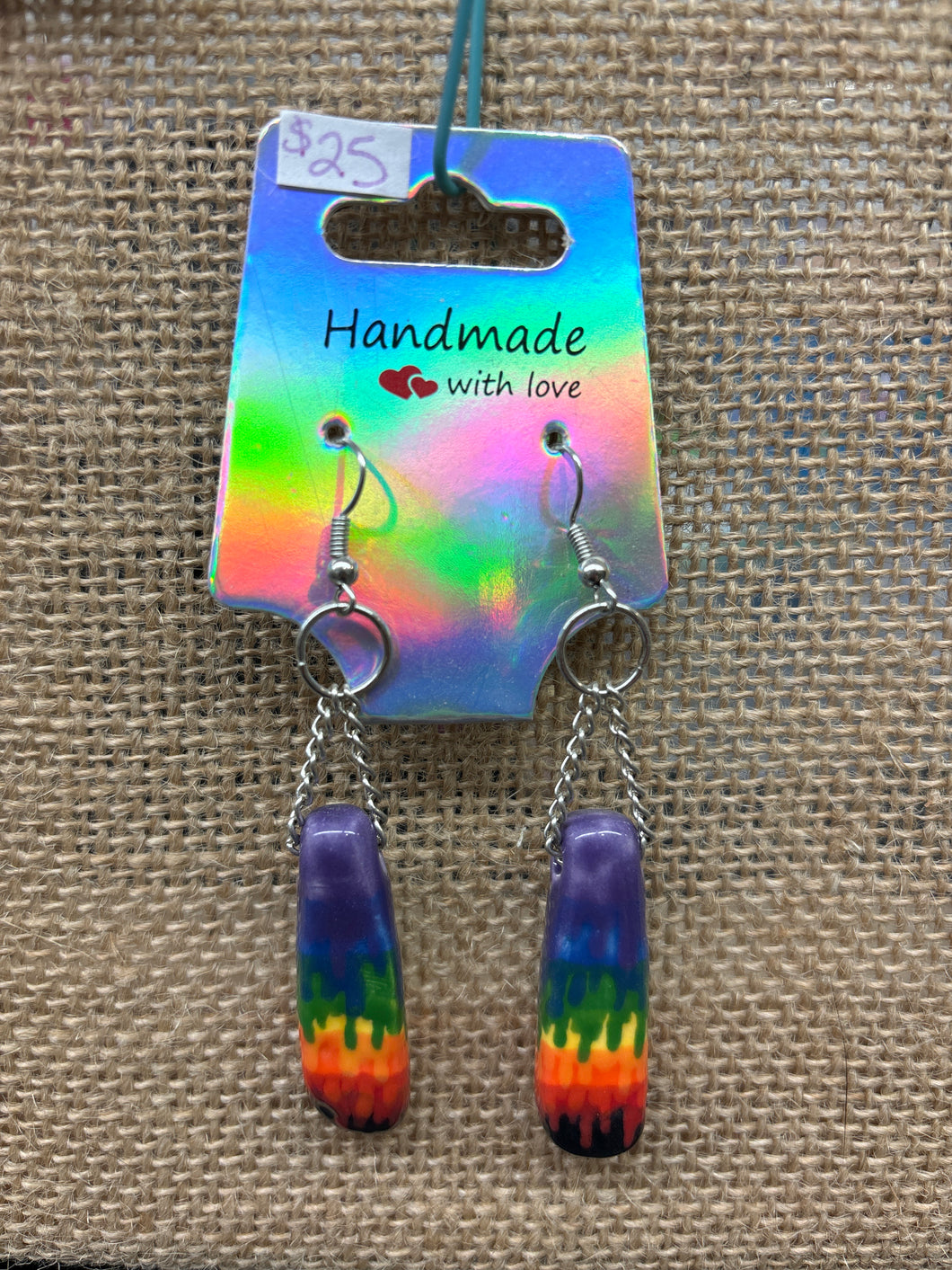 Rainbow Drop Earrings